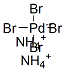 diammonium tetrabromopalladate(2-) CAS#: 15661-00-4