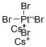 dicesium tetrabromoplatinate CAS#: 15278-82-7