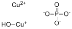dicopper hydroxide phosphate CAS#: 12158-74-6