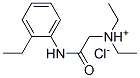 diethyl-[(2-ethylphenyl)carbamoylmethyl]azanium chloride CAS#: 101651-71-2
