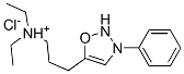 diethyl-[3-(3-phenyl-2H-oxadiazol-5-yl)propyl]azanium chloride CAS#: 102504-40-5