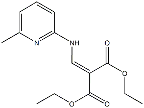 diethyl [[(6-methyl-2-pyridyl)amino]methylene]malonate CAS#: 13250-95-8