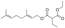 diethyl (E)-(3,7-dimethyl-2,6-octadienyl)malonate CAS#: 19894-79-2