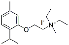 diethyl-methyl-[2-(5-methyl-2-propan-2-yl-phenoxy)ethyl]azanium iodide CAS#: 102571-20-0