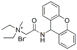 diethyl-methyl-(9H-xanthen-9-ylcarbamoylmethyl)azanium bromide CAS#: 102571-21-1