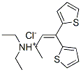 di(ethyl)[1-methyl-3,3-di(thien-2-yl)allyl]ammonium chloride CAS#: 132-19-4