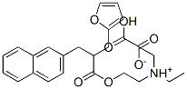 diethyl[2-[3-(2-furyl)-2-(2-naphthylmethyl)propionyloxy]ethyl]ammonium hydrogen oxalate CAS#: 20723-81-3