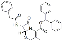 diphenylmethyl (6R-trans)-3-methyl-8-oxo-7-(phenylacetamido)-5-thia-1-azabicyclo[4.2.0]oct-2-ene-2-carboxylate CAS#: 29126-12-3