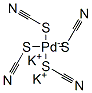 dipotassium tetrakis(thiocyanato-S)palladate(2-) CAS#: 14516-47-3