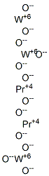 dipraseodymium tritungsten dodecaoxide CAS#: 15578-36-6