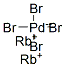 dirubidium tetrabromopalladate(2-) CAS#: 15654-53-2