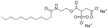 disodium 1-[2-[(1-oxododecyl)amino]ethyl] 2-sulphonatosuccinate CAS#: 25882-44-4