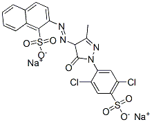 disodium 2-[[1-(2,5-dichloro-4-sulphonatophenyl)-4,5-dihydro-3-methyl-5-oxo-1H-pyrazol-4-yl]azo]naphthalene-1-sulphonate CAS#: 12220-64-3