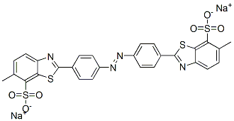 disodium 2,2'-(azodi-p-phenylene)bis[6-methylbenzothiazole-7-sulphonate] CAS#: 10114-47-3
