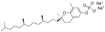 disodium [2R-[2R*(4R*,8R*)]]-3,4-dihydro-2,8-dimethyl-2-(4,8,12-trimethyltridecyl)-2H-1-benzopyran-6-yl phosphate CAS#: 100208-45-5
