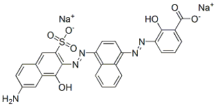 disodium 3-[[4-[(7-amino-1-hydroxy-3-sulphonato-2-naphthyl)azo]-1-naphthyl]azo]salicylate CAS#: 10330-04-8
