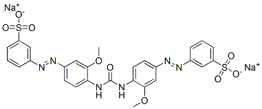 disodium 3,3'-[carbonylbis[imino(3-methoxy-4,1-phenylene)azo]]bis[benzenesulphonate] CAS#: 10114-86-0