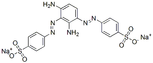 disodium 4,4'-[(2,4-diamino-1,3-phenylene)bis(azo)]bis[benzenesulphonate] CAS#: 14515-08-3