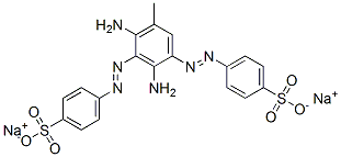 disodium 4,4'-[(2,4-diamino-5-methyl-1,3-phenylene)bis(azo)]bis[benzenesulphonate] CAS#: 16423-67-9