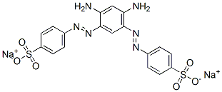 disodium 4,4'-[(4,6-diamino-1,3-phenylene)bis(azo)]bis[benzenesulphonate] CAS#: 16386-21-3