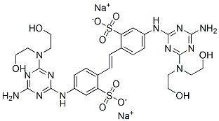 disodium 4,4'-bis[[4-amino-6-[bis(2-hydroxyethyl)amino]-1,3,5-triazin-2-yl]amino]stilbene-2,2'-disulphonate CAS#: 20182-55-2