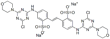disodium 4,4'-bis[(4-chloro-6-morpholino-1,3,5-triazin-2-yl)amino]stilbene-2,2'-disulphonate CAS#: 28950-66-5