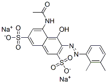 disodium 5-(acetylamino)-3-[(dimethylphenyl)azo]-4-hydroxynaphthalene-2,7-disulphonate CAS#: 12167-45-2