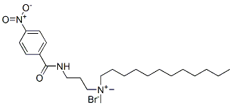 dodecyl-dimethyl-[3-[(4-nitrobenzoyl)amino]propyl]azanium bromide CAS#: 102571-26-6