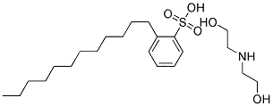 dodecylbenzenesulphonic acid, compound with 2,2'-iminodiethanol (1:1) CAS#: 26545-53-9