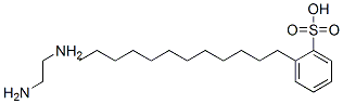 dodecylbenzenesulphonic acid, compound with ethylenediamine (2:1) CAS#: 12068-06-3