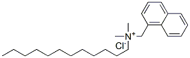 dodecyl(dimethyl)(naphthylmethyl)ammonium chloride CAS#: 1733-96-6