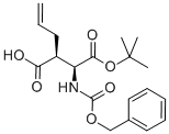 erythro-N-[(Phenylmethoxy)carbonyl]-3-allyl-L-aspartic acid 1-tert-butyl ester CAS#: 123975-62-2