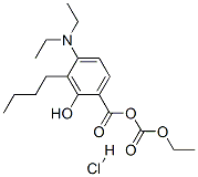 ethoxycarbonyl 3-butyl-4-diethylamino-2-hydroxy-benzoate hydrochloride CAS#: 29278-86-2