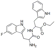 ethyl 2-[[2-amino-3-(5-fluoro-1H-indol-3-yl)propanoyl]amino]-3-(1H-indol-3-yl)propanoate CAS#: 1997-60-0