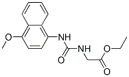 ethyl 2-[(4-methoxynaphthalen-1-yl)carbamoylamino]acetate CAS#: 101516-97-6