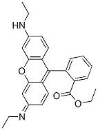 ethyl 2-(6-ethylamino-3-ethylimino-xanthen-9-yl)benzoate CAS#: 14899-07-1