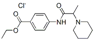 ethyl 4-[2-(3,4,5,6-tetrahydro-2H-pyridin-1-yl)propanoylamino]benzoate chloride CAS#: 106572-14-9