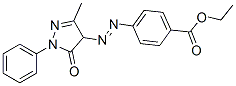 ethyl 4-[(4,5-dihydro-3-methyl-5-oxo-1-phenyl-1H-pyrazol-4-yl)azo]benzoate CAS#: 16926-70-8
