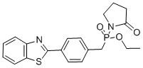 ethyl (4-benzothiazol-2-ylbenzyl)(2-oxopyrrolidino)phosphinate CAS#: 104608-36-8