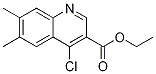 ethyl 4-chloro-6,7-dimethylquinoline-3-carboxylate CAS#: 26893-15-2
