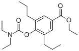 ethyl 4-(diethylcarbamoyloxy)-3,5-dipropyl-benzoate CAS#: 100482-29-9