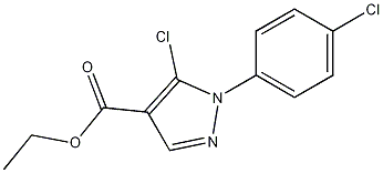 ethyl 5-chloro-1-(4-chlorophenyl)-1H-pyrazole-4-carboxylate CAS#: 110821-36-8