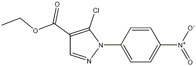 ethyl 5-chloro-1-(4-nitrophenyl)-1H-pyrazole-4-carboxylate CAS#: 110821-37-9
