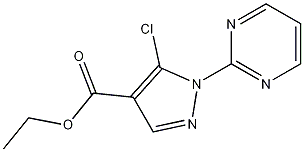 ethyl 5-chloro-1-(pyrimidin-2-yl)-1H-pyrazole-4-carboxylate CAS#: 104909-40-2