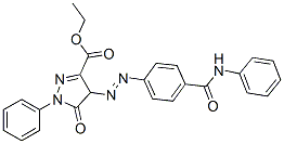 ethyl 5-oxo-1-phenyl-4-[[p-(phenylcarbamoyl)phenyl]azo]-2-pyrazoline-3-carboxylate CAS#: 23622-57-3