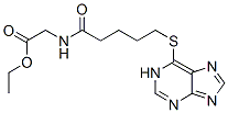 ethyl N-[1-oxo-5-(1H-purin-6-ylthio)pentyl]glycinate CAS#: 22181-94-8