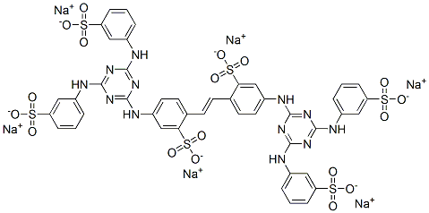 hexasodium 4,4'-bis[[4,6-bis(m-sulphonatoanilino)-1,3,5-triazin-2-yl]amino]stilbene-2,2'-disulphonate CAS#: 28950-63-2