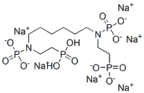 hexasodium dihydrogen [hexamethylenebis(nitrilodimethylene)]tetraphosphonate CAS#: 15046-78-3