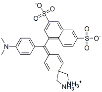hydrogen [4-[[4-(dimethylamino)phenyl](3,6-disulphonato-1-naphthyl)methylene]cyclohexa-2,5-dien-1-ylidene]dimethylammonium CAS#: 18249-12-2
