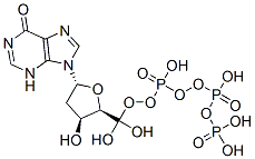 [hydroxy-[hydroxy-[[(2R,3S,5R)-3-hydroxy-5-(6-oxo-3H-purin-9-yl)oxolan-2-yl]methoxy]phosphoryl]oxy-phosphoryl]oxyphosphonic acid CAS#: 16595-02-1